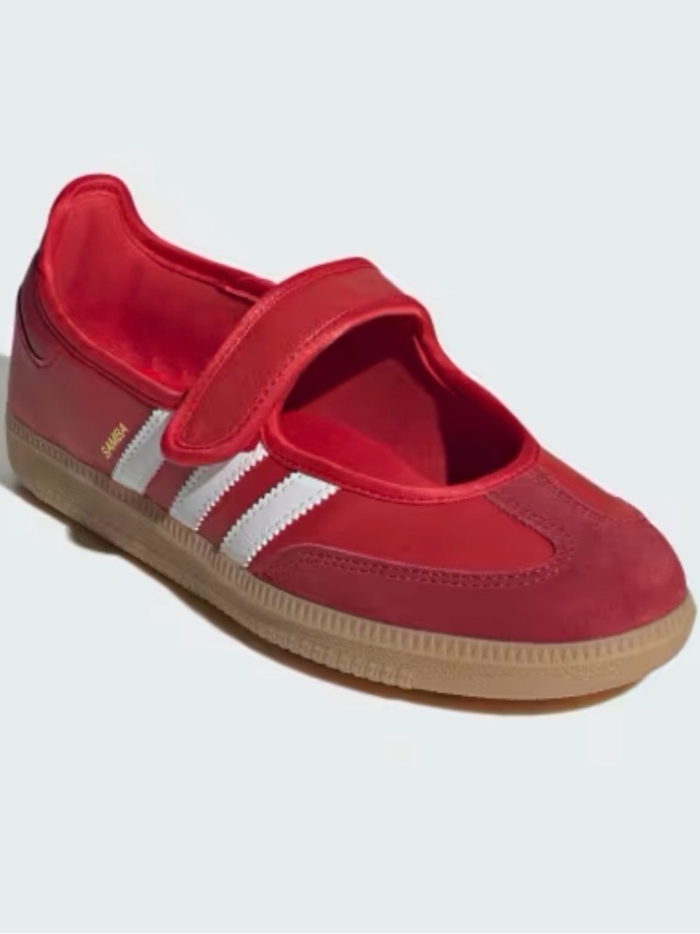 Adidas Samba Janes Red Mary Jane Sneakers NWOT